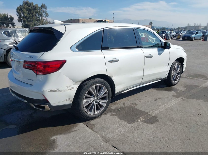 2018 Acura Mdx Technology Package Acurawatch Plus Pkg