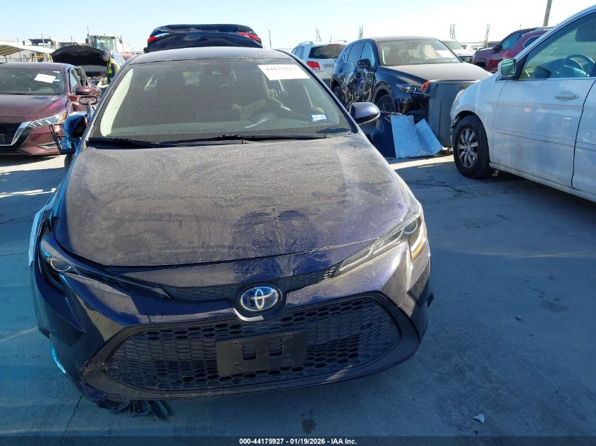 2021 Toyota Corolla Hybrid Le VIN: JTDEAMDE4MJ023927 Lot: 44175927