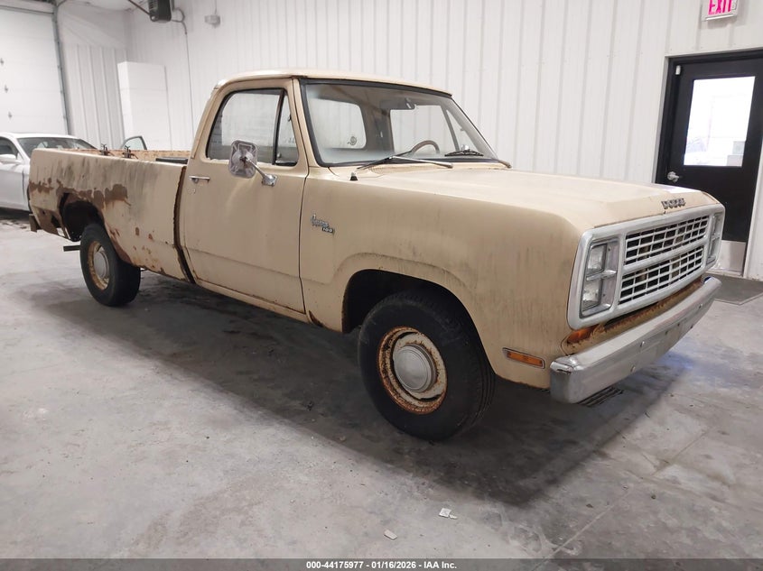DODGE D100 1979. Lot# 44175977. VIN D14AE9S252879. Photo 1