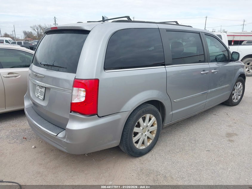 Vin: 2c4rc1bg6dr715987, lot: 44673002, chrysler town & country touring 20134