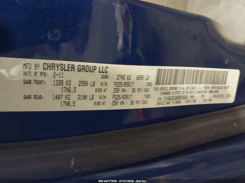 2011 Volkswagen Routan Se VIN: 2V4RW3DG0BR659564 Lot: 44177626