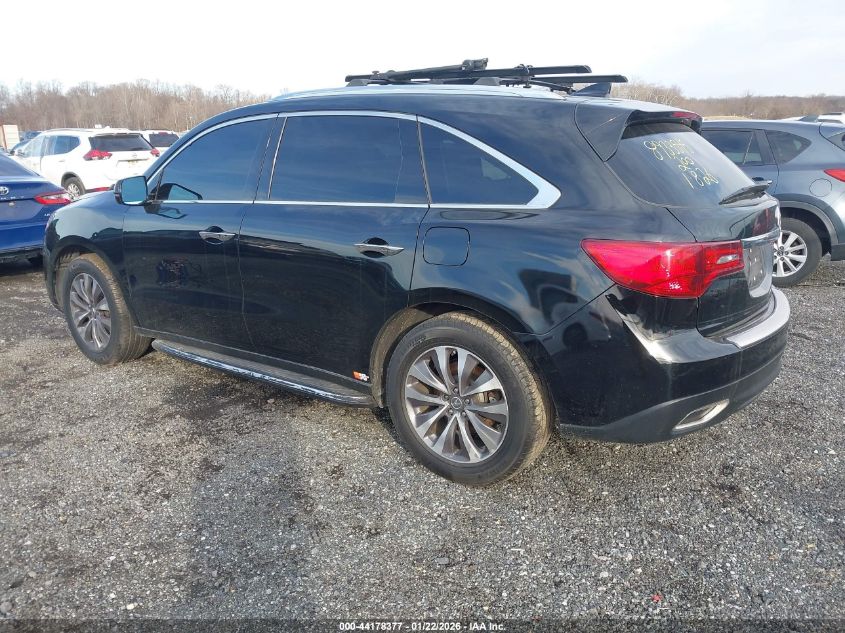 2016 Acura Mdx Technology Acurawatch Plus Packages/Technology Package