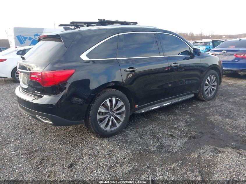2016 Acura Mdx Technology Acurawatch Plus Packages/Technology Package