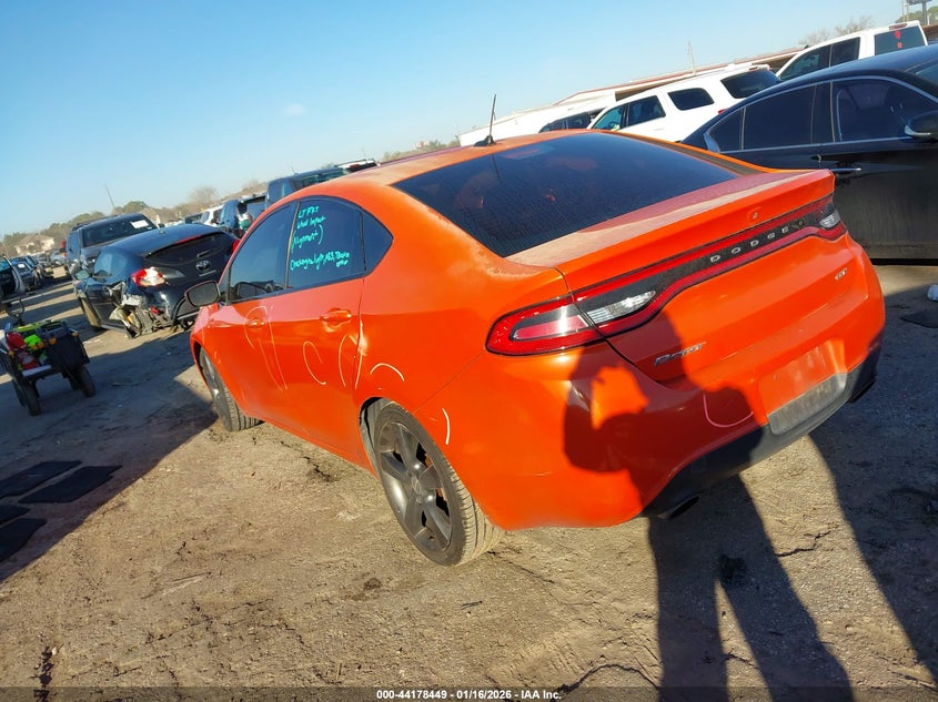 Vin: 1c3cdfeb1fd276725, lot: 44674440, dodge dart gt 20153