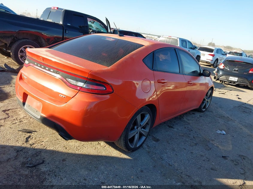 Vin: 1c3cdfeb1fd276725, lot: 44674440, dodge dart gt 20154