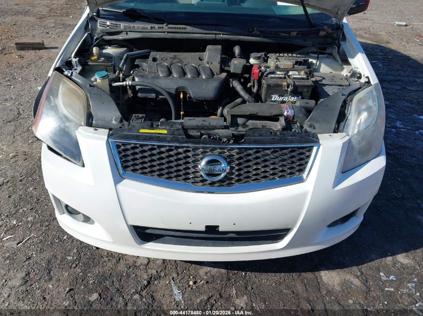 2012 Nissan Sentra 2.0 Sr VIN: 3N1AB6AP9CL649609 Lot: 44178480