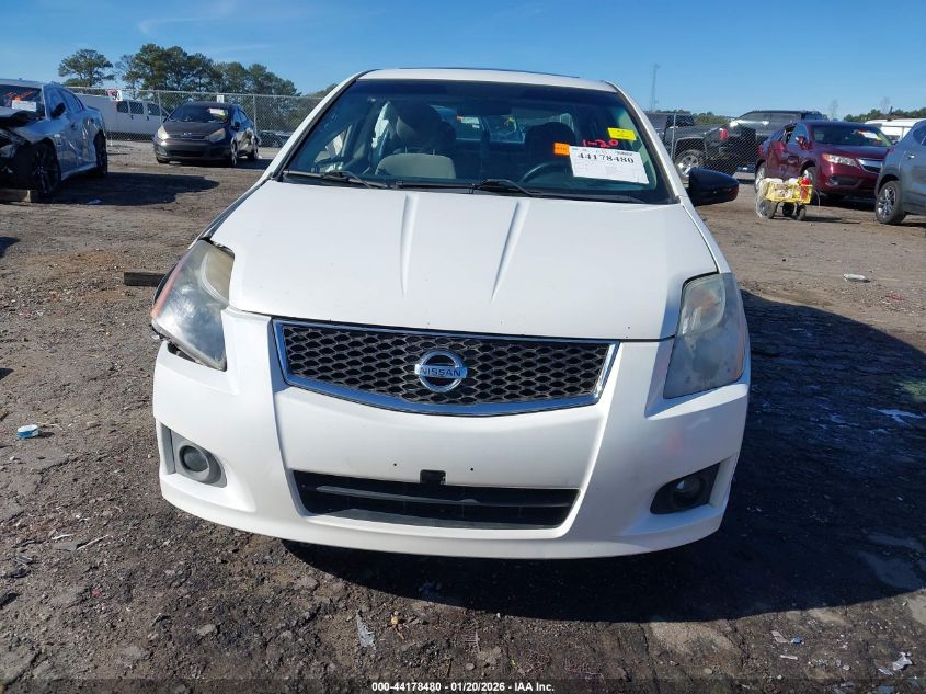 2012 Nissan Sentra 2.0 Sr VIN: 3N1AB6AP9CL649609 Lot: 44178480