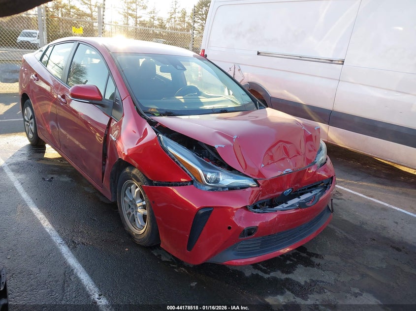 JTDKAMFU8M3149963 2021 Toyota Prius Le auction photo 1