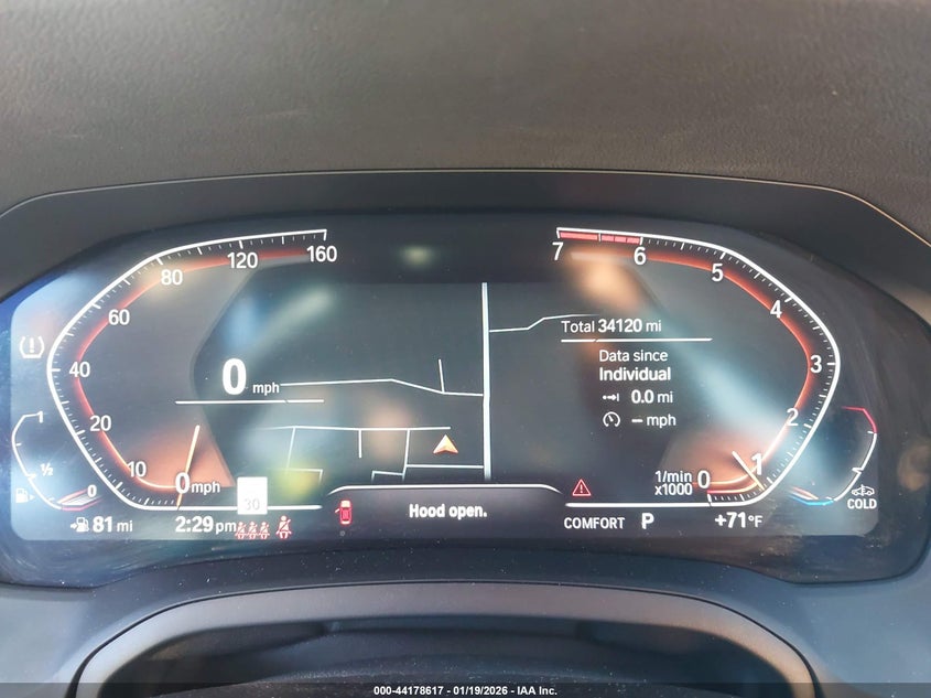 2021 BMW 330I VIN: 3MW5R1J05M8B95649 Lot: 44178617