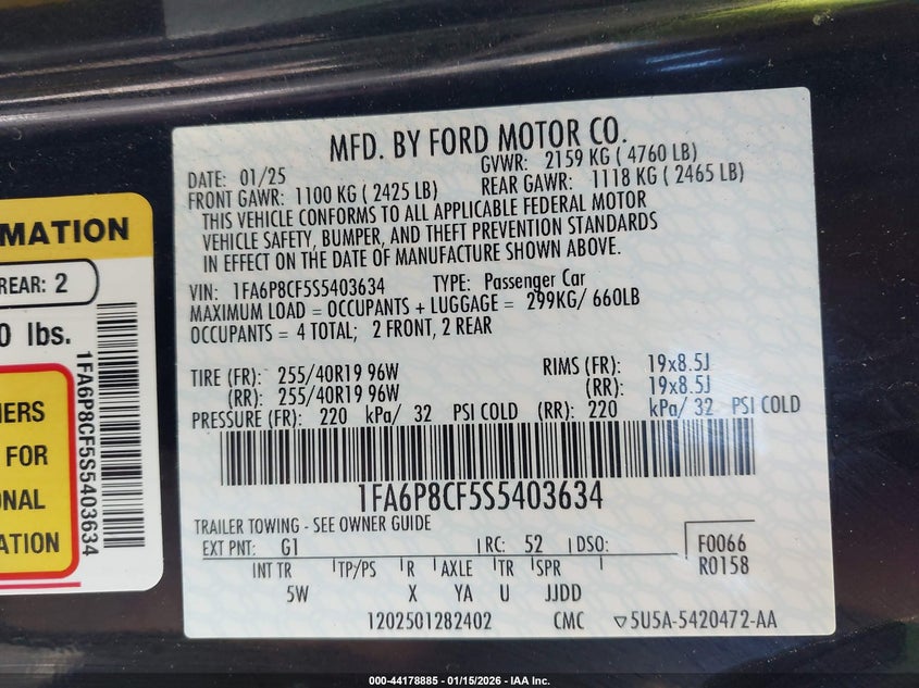 FORD MUSTANG - zdjęcie 9