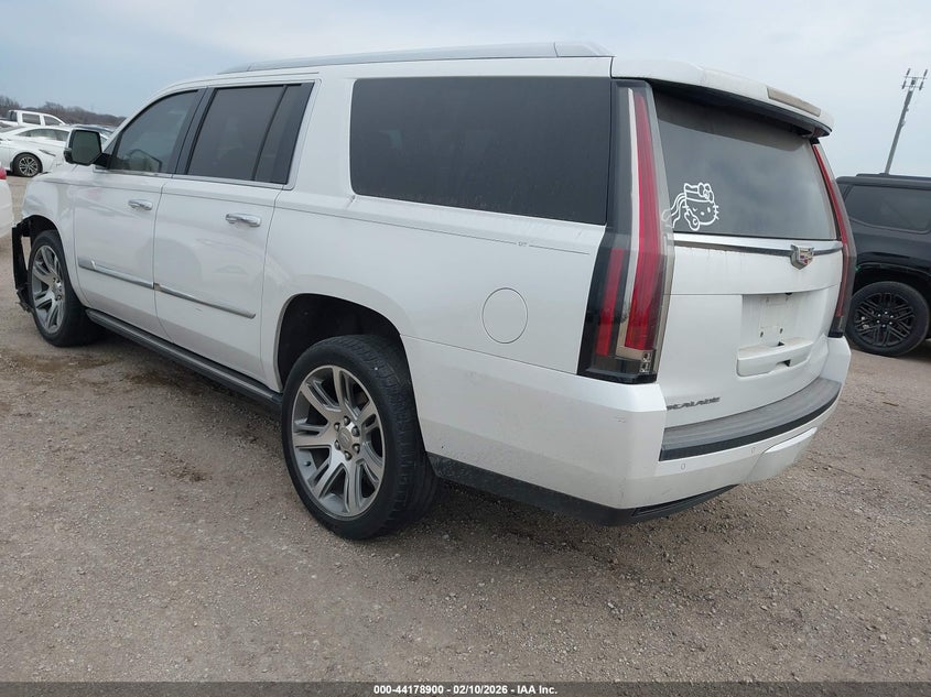 Vin: 1gys4jkj1gr377915, lot: 44674891, cadillac escalade esv premium collection 20163