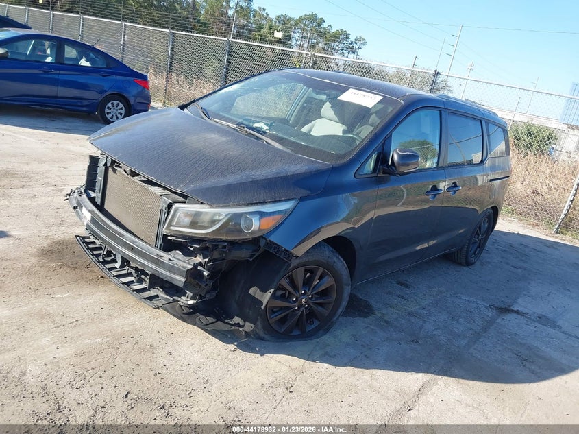 Vin: kndmb5c12g6089557, lot: 44674923, kia sedona lx 20162