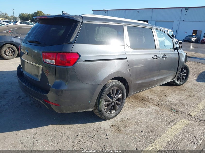 Vin: kndmb5c12g6089557, lot: 44674923, kia sedona lx 20164