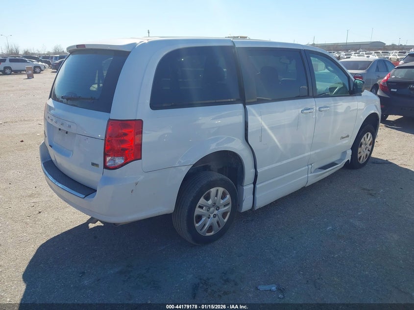Vin: 2c7wdgbgxjr363482, lot: 44675169, dodge grand caravan se 20184