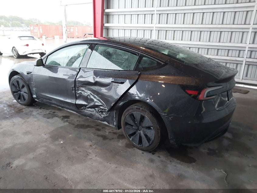 Vin: 5yj3e1ea8sf972696, lot: 44675693, tesla model 3 long range rear-wheel drive/standard rear-wheel drive 20253