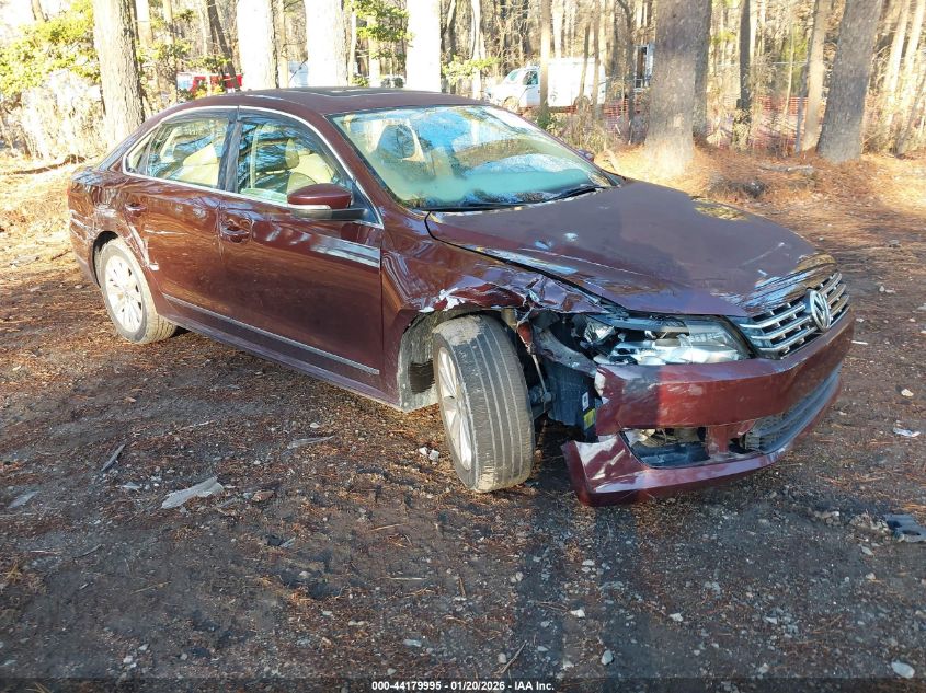 2013 Volkswagen Passat 2.5L Sel