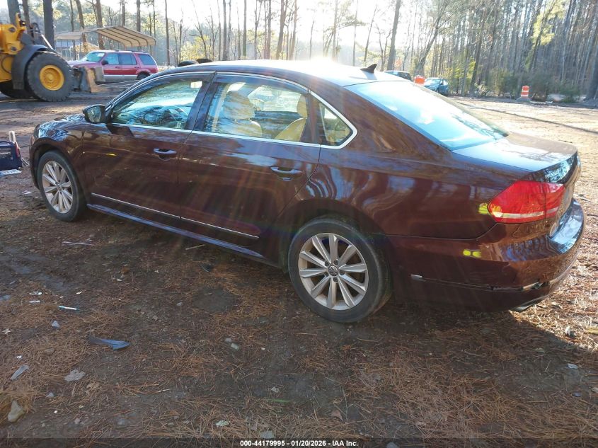 2013 Volkswagen Passat 2.5L Sel