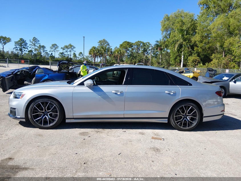 2020 Audi A8 L 55 Tfsi Quattro Tiptronic VIN: WAU8DAF8XLN015801 Lot: 44180403