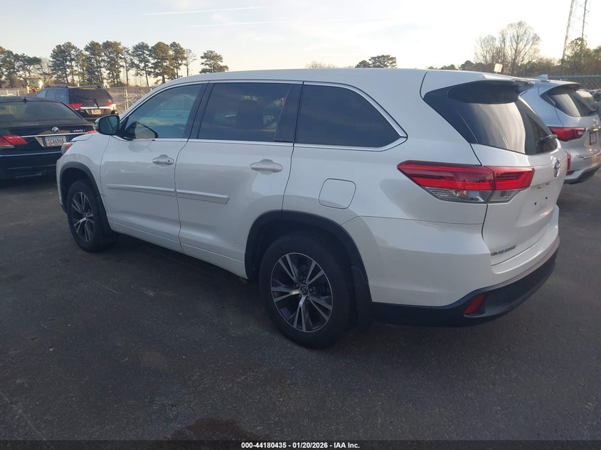 Vin: 5tdbzrfh7hs365560, lot: 44676426, toyota highlander le 20173