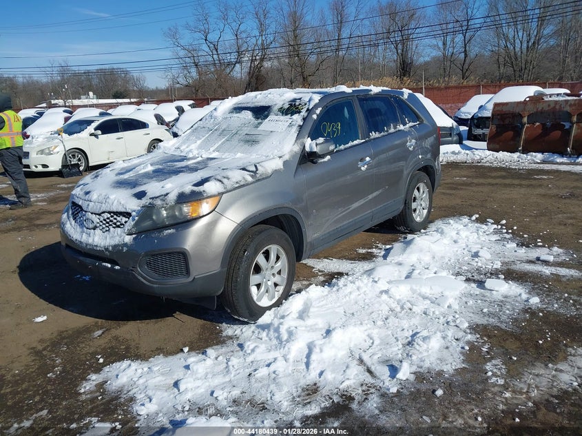 Vin: 5xyktca17bg031655, lot: 44676430, kia sorento lx 20112