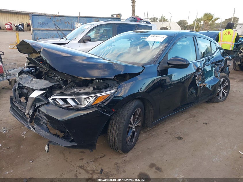 3N1AB8CVXNY256375 2022 Nissan Sentra Sv Xtronic Cvt photo 1