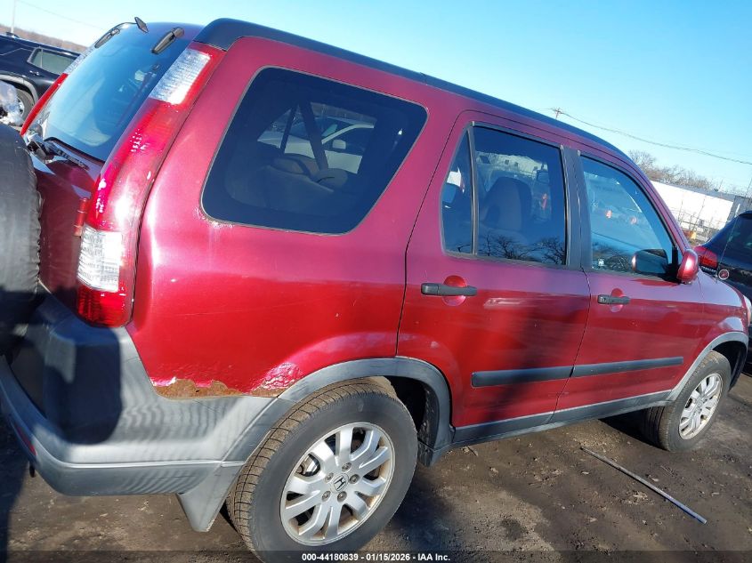 2006 Honda Cr-V Ex VIN: JHLRD68826C014162 Lot: 44126941