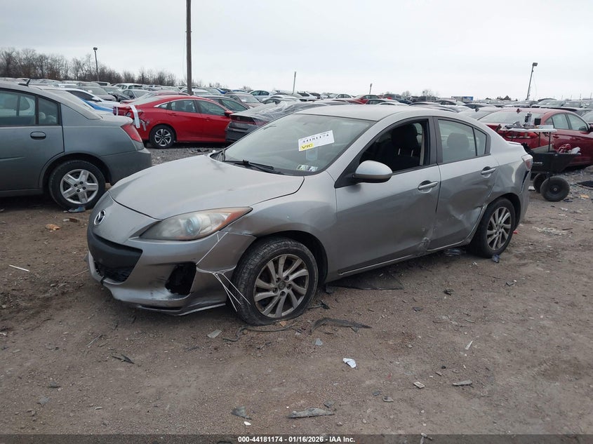 2012 Mazda 3 2.0 I Touring silver Lot 111044181174 Vin JM1BL1V85C1530340