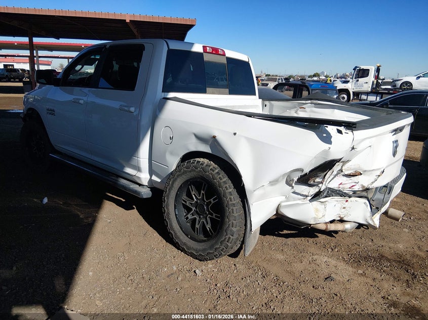 Vin: 1c6rr7mt5gs138939, lot: 44677594, ram 1500 sport 20163