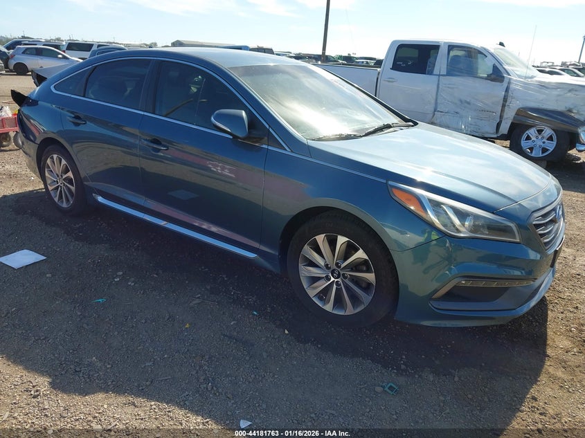 5NPE34AF0GH421074 2016 Hyundai Sonata Sport auction photo 1