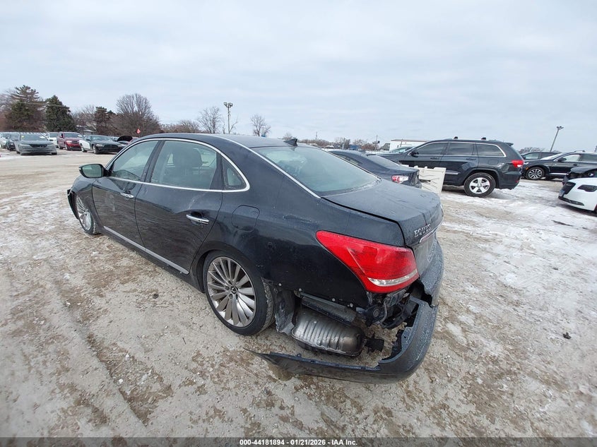 Vin: kmhgh4jh6eu085781, lot: 44677885, hyundai equus signature 20143