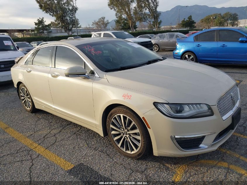 2018 Lincoln Mkz Hybrid Select