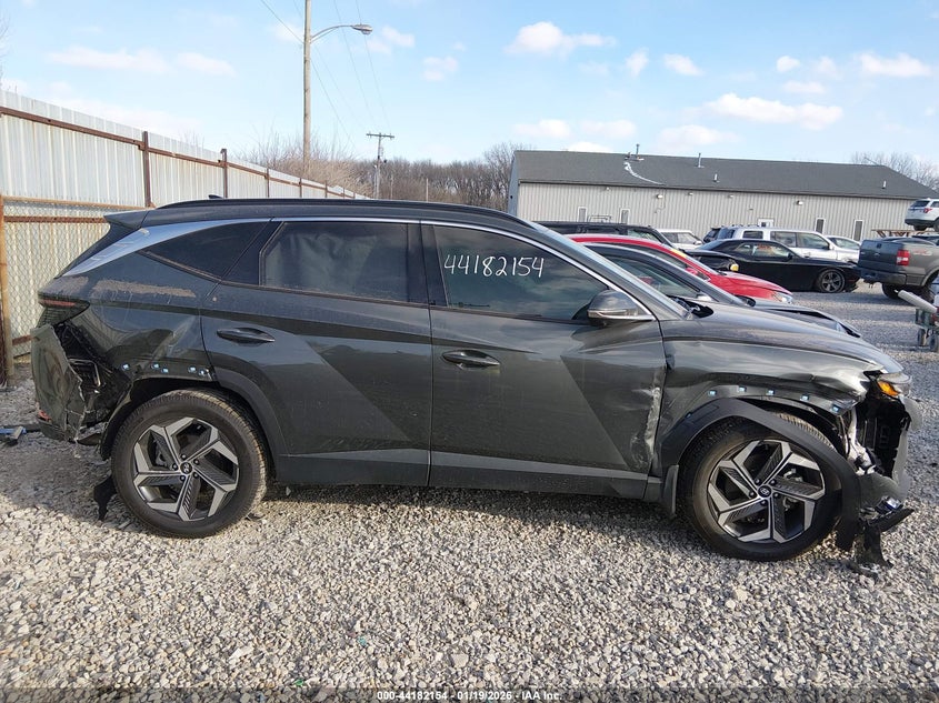 VIN KM8JECA19NU072244 2022 HYUNDAI TUCSON HYBRID LIMITED