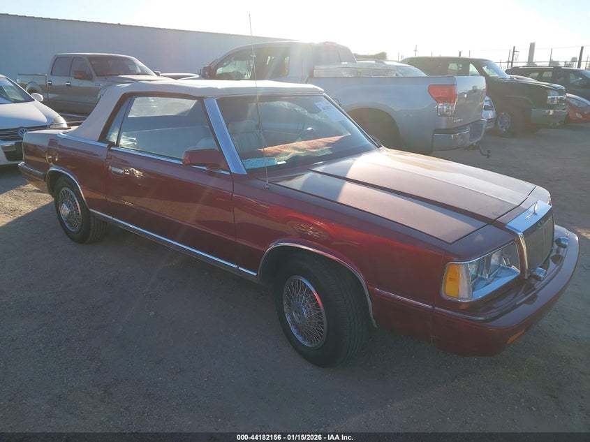 1986 Chrysler Lebaron