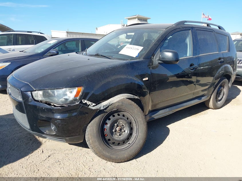 Vin: ja4as2aw7cu007788, lot: 44678211, mitsubishi outlander es 20122