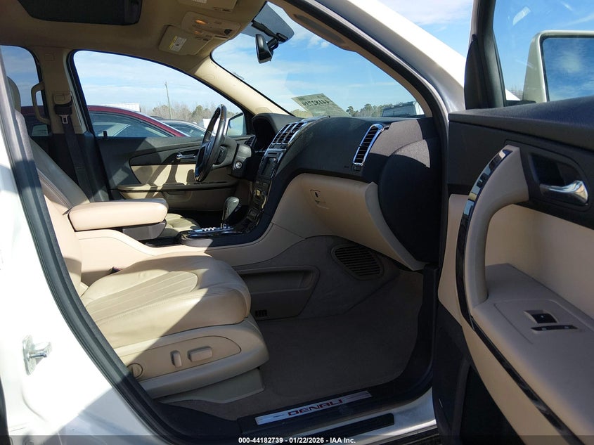 2012 Gmc Acadia 3.6 Denali white Lot 111044182739 Vin 1GKKRTED5CJ102165