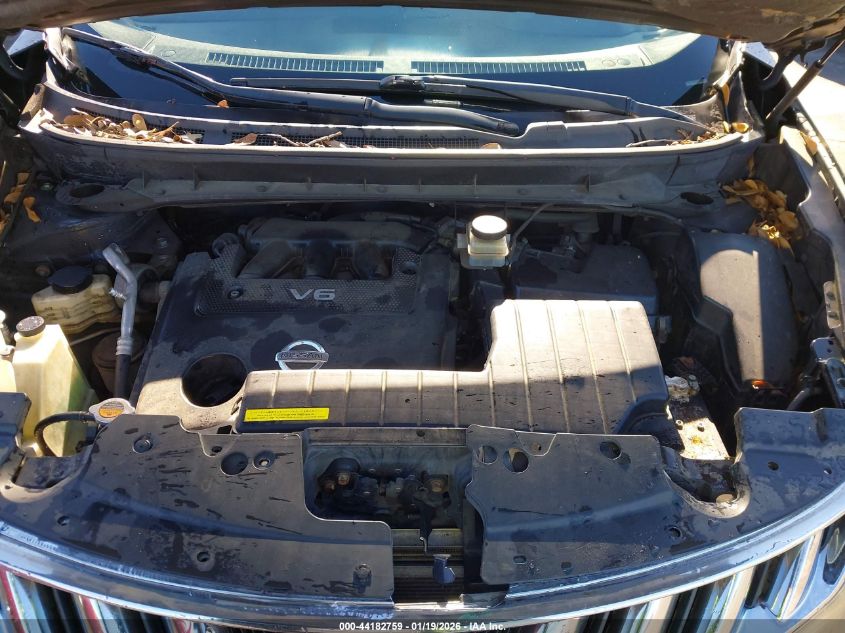 2009 Nissan Murano Sl VIN: JN8AZ18WX9W105166 Lot: 44182759