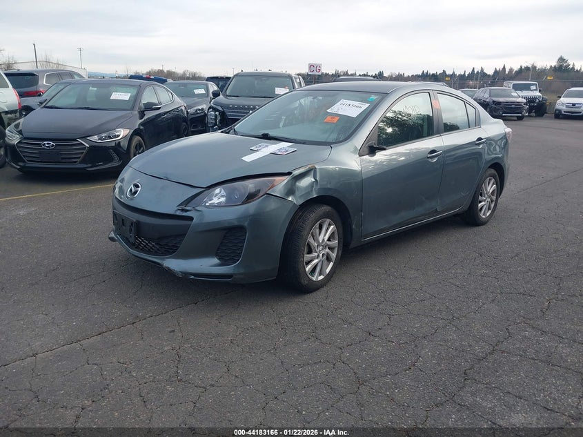 Vin: jm1bl1v81c1548270, lot: 44679157, mazda mazda3 i touring 20122