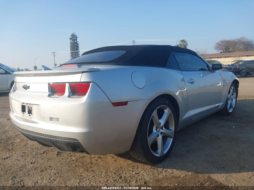 2012 Chevrolet Camaro 3.6 2Lt silver Lot 111044183332 Vin 2G1FC3D31C9204848
