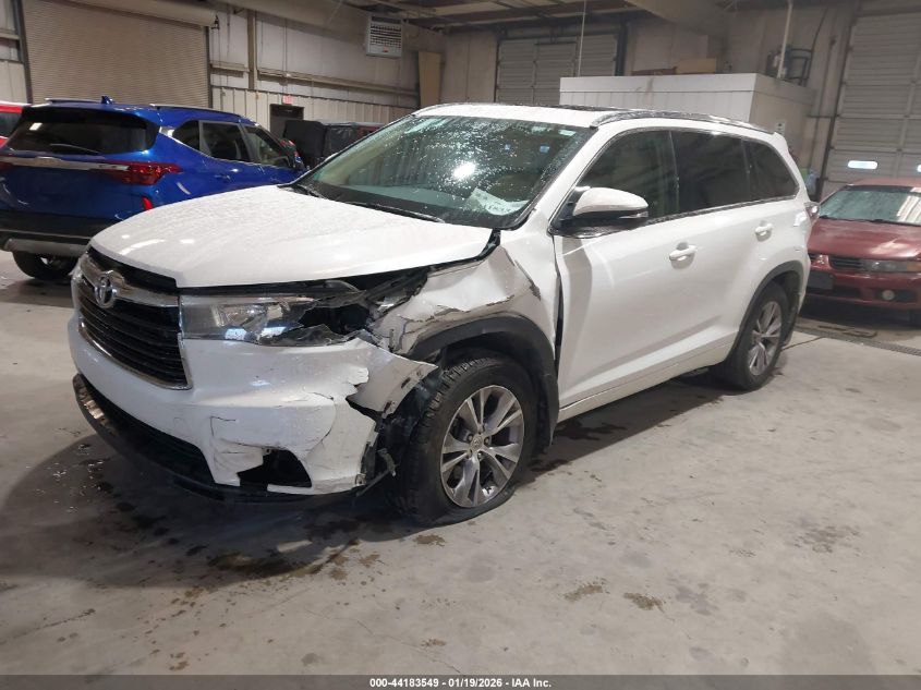 2015 Toyota Highlander Xle V6