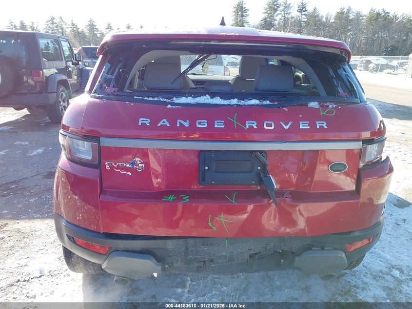 2019 Land Rover Range Rover Evoque Se/Se Premium VIN: SALVP2RX2KH336095 Lot: 44183610