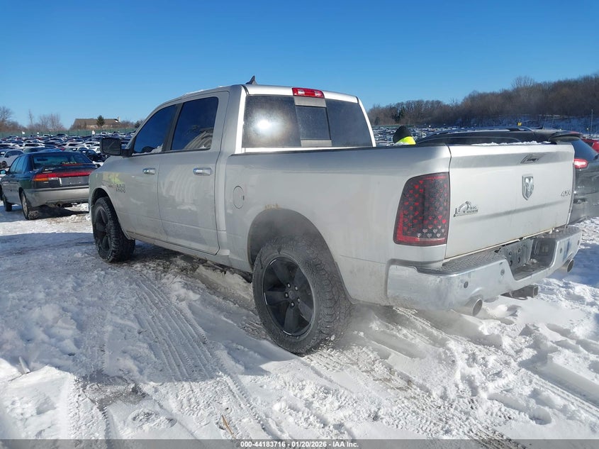 Vin: 1c6rr7lt6ds599936, lot: 44679707, ram 1500 big horn 20133