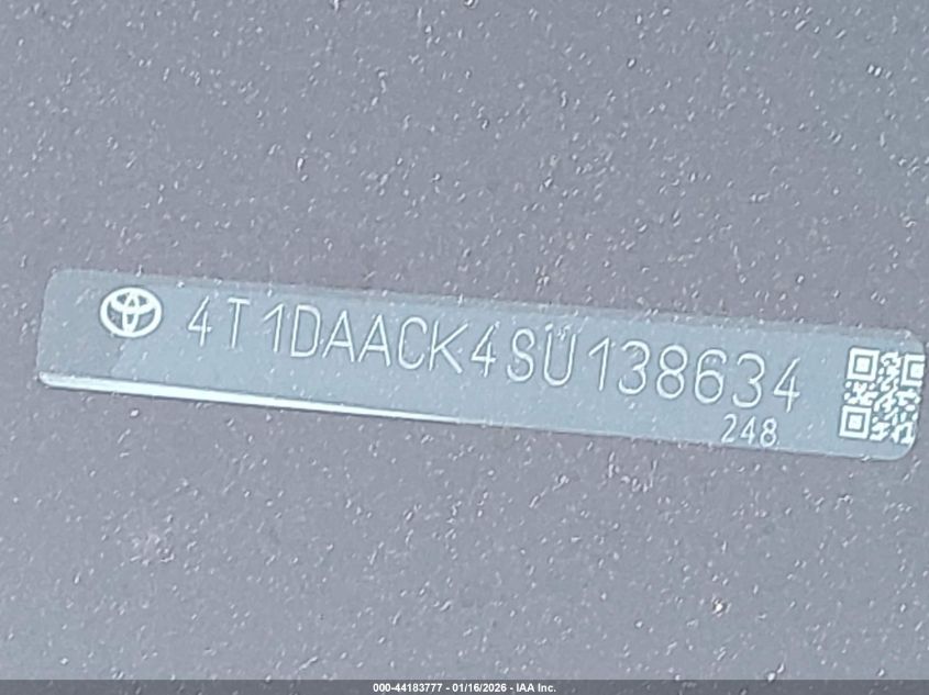 2025 Toyota Camry - 4T1DAACK4SU138634