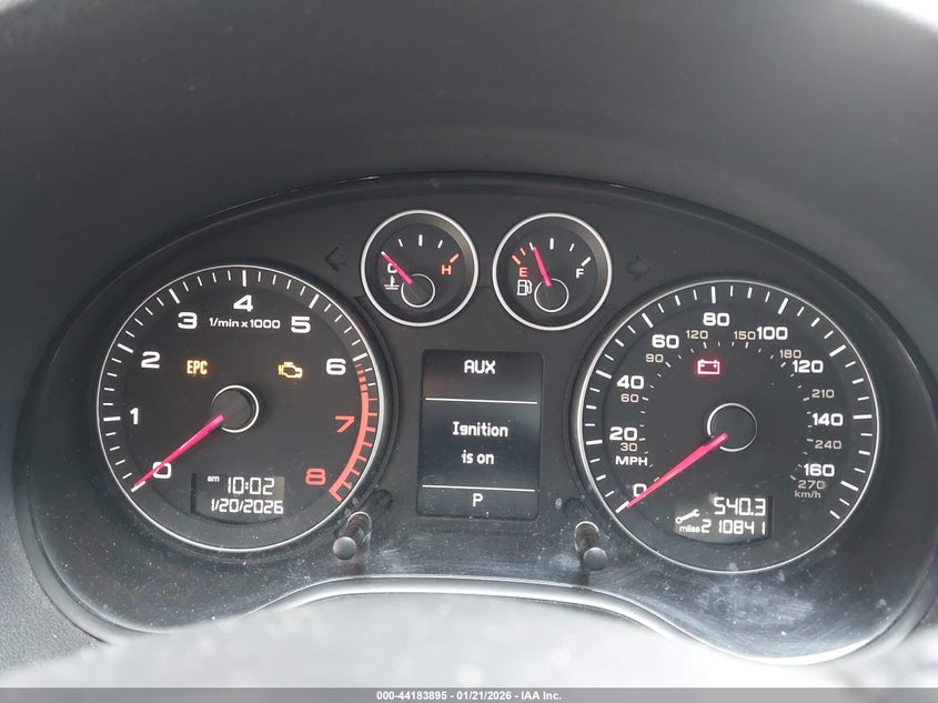 2010 Audi A3 2.0T Premium VIN: WAUBEAFM8AA131616 Lot: 44183895