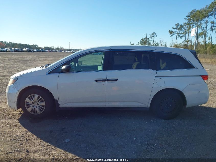 2016 Honda Odyssey Lx VIN: 5FNRL5H2XGB063457 Lot: 44183978