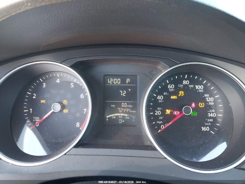 2016 Volkswagen Jetta 1.4T S VIN: 3VW267AJ6GM330205 Lot: 44184027