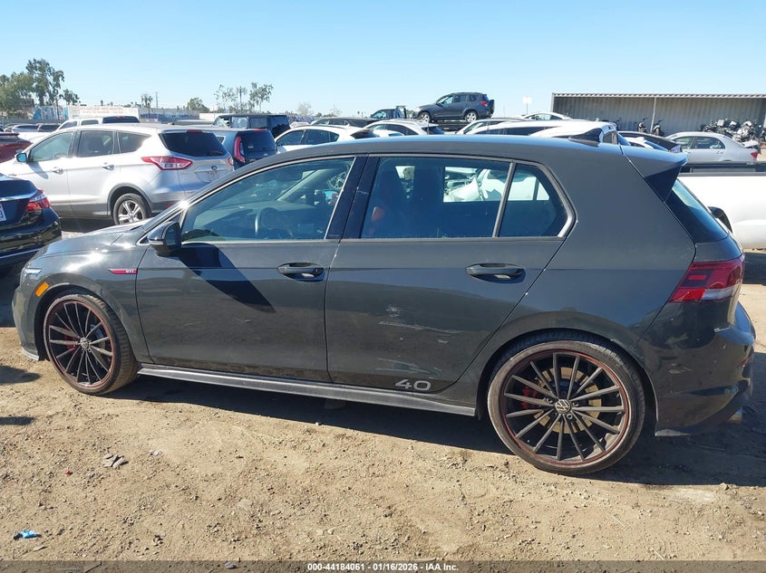 2023 Volkswagen Golf Gti 2.0T 40Th Anniversary Edition VIN: WVW8A7CD4PW154094 Lot: 44184061
