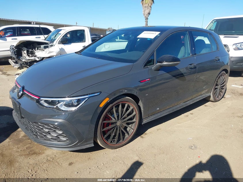 Vin: wvw8a7cd4pw154094, lot: 44680052, volkswagen golf gti 2.0t 40th anniversary edition 20232