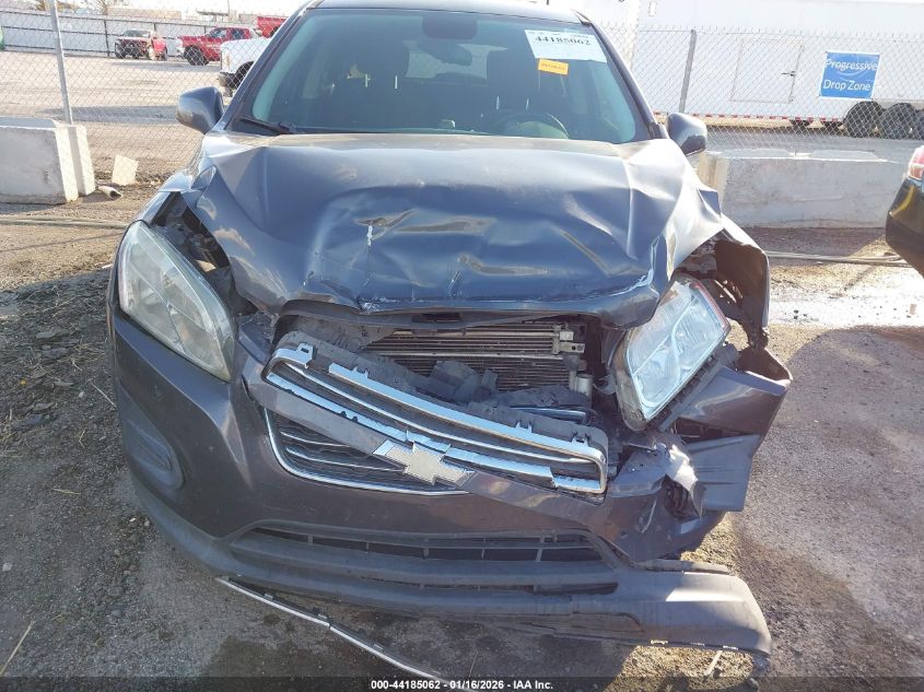 2016 Chevrolet Trax 1Ls VIN: 3GNCJKSB0GL142986 Lot: 44185062