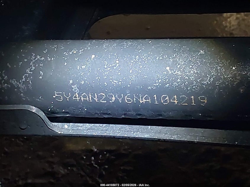 2022 Yamaha Yxz1000 VIN: 5Y4AN29Y6NA104219 Lot: 44185072