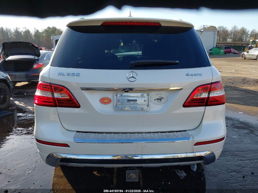 2014 Mercedes-Benz Ml 550 4Matic VIN: 4JGDA7DB1EA275344 Lot: 44185194
